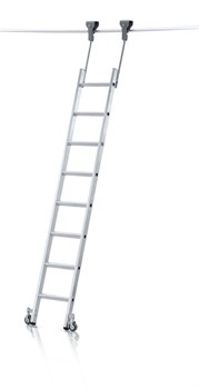 Стеллажная лестница Zarges Z600 трубчатая шина, 8 ступеней 1141358 - фото 100133