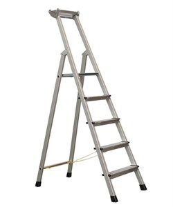 Анодированная стремянка Zarges Z600 5 ступеней 41225 - фото 100238