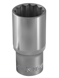 Торцевая 12-гранная головка Jonnesway глубокая 1/2"DR, 27 мм S04HD4727 - фото 109993