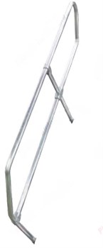 Второй поручень для трапа с платформой Krause 60°/18 ступеней 823878 - фото 11008