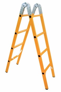 Диэлектрическая шарнирная лестница ЗЭП ЛСПТС-2х2,0-55 - фото 136233