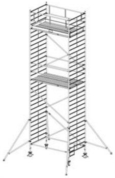 Алюминиевая вышка-тура Krause Stabilo 5000 9,3м 759092 - фото 157324