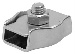 Одинарный зажим троса Зубр 4мм, 2 шт 4-304436-04 - фото 268889