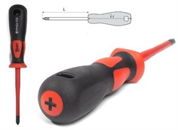 Отвертка VDE КВТ Слим PH2 x 100 78584 - фото 287491