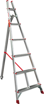 Алюминиевая садовая стремянка Новая Высота NV 3191 8 ступеней 3191108 - фото 291920