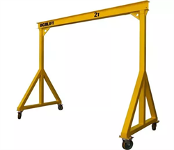 Ручной мобильный козловой мини-кран OCALIFT МПУ 1т 3х4м - фото 321568