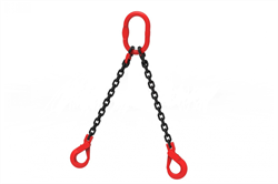 Цепной строп с самозакрывающимся крюком OCALIFT 2СЦ 7,5т 1м - фото 322160