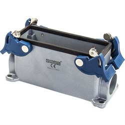 Корпус EMAS 24 полюса,монтаж на панель с фиксатором, боковой ввод EBM24GD14 - фото 324471