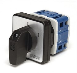 Двухпозиционный четырехфазный переключатель EMAS (0-1), 10А PSA010AK431S - фото 327659