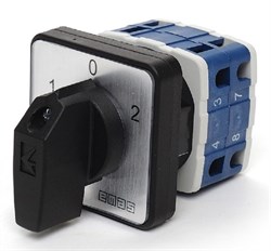 Двухфазный реверсивный переключатель полюсов EMAS (1-0-2) 20А PSA020KD234S - фото 327769