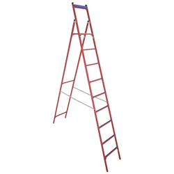 Диэлектрическая стремянка с симметричной опорой Диэлектрик ССД-3,0 9 ступеней - фото 339027