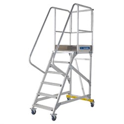 Разборная вышка-стремянка на колесах MEGAL ВС3-1,2 (300+150 кг) - фото 377864