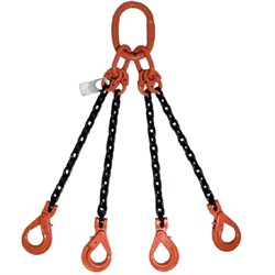 Строп цепной TOR 4СЦ г/п 4,25 т 2,0 м с самозакрывающимися крюками 3,15т