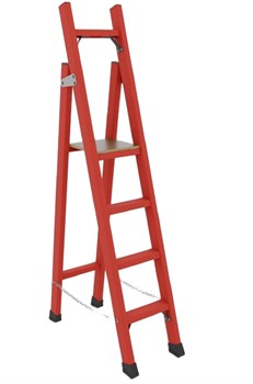 Диэлектрическая стремянка с симметричной опорой Оникс ССС-2,2 h=2200мм, h рабочей площадки=1300мм - фото 419869