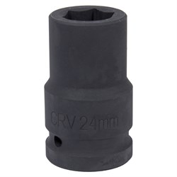 Головка торцевая глубокая шестигранная 1", 24 мм, для мультипликатора МАСТАК 005-80624 005-80624 - фото 675582