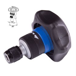 Трещотка компактная 1/4", 48 зубцов, дисковый механизм, для вставок (бит) KING TONY 2746 TONY - фото 678419