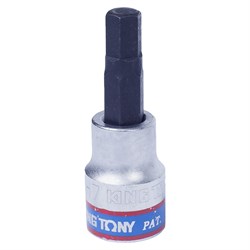 Насадка (бита) торцевая 3/8", Hex, 7 мм, L = 50 мм KING TONY 302507 TONY - фото 678484