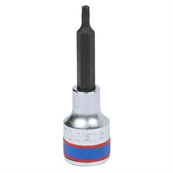 Насадка (бита) торцевая 1/2", Torx, T20, L = 80 мм, с отверстием KING TONY 403720 TONY - фото 679603