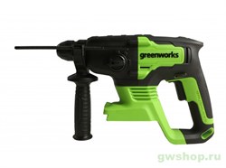 Перфоратор аккумуляторный G24 24V GREENWORKS GD24SDS2 Greenworks 3803007 - фото 685891