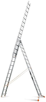 Трехсекционная лестница Эйфель Ювелир Плюс 3х14