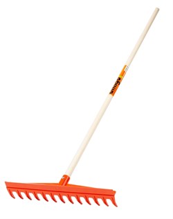 Грабли Amigo 77014 с деревянным черенком, пластиковые - фото 691407