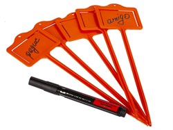 Табличка Amigo 77060 5 шт с маркером, садовая - фото 691731