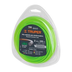 Леска для триммеров Truper HTA-80 17606 080-2.0мм x 15м, нейлон - фото 691748