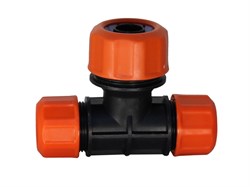 Переходник Amigo 74011 для шлангов 1/2"-1/2"-3/4", Т-образный - фото 693026