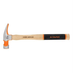 Молоток-гвоздодер Truper MOR-24F 0,68 кг с фрезерованным бойком, деревянная ручка 16662 - фото 693647