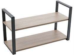 Полка ПРАКТИК Home-2 вяз натуральный/чёрный S37699520721 - фото 709667