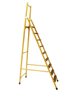 Диэлектрическая стремянка 8 ступеней CCВ-2,7ТШ-Ф55П - фото 77664