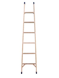 Приставная диэлектрическая лестница 7 ступеней ЛСП-2,7-Ф40М - фото 77764