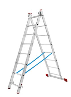 Алюминиевая двухсекционная лестница АЛ 2х14 П70 - фото 78521