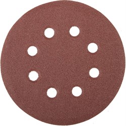 Шлифовальный круг Stayer "MASTER" абразивный, 8 отверстий, P100 115мм 5шт 35450-115-100 - фото 89987