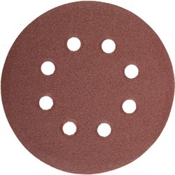 Шлифовальный круг Stayer "MASTER" абразивный, 8 отверстий, P120 115мм 5шт 35450-115-120 - фото 89988