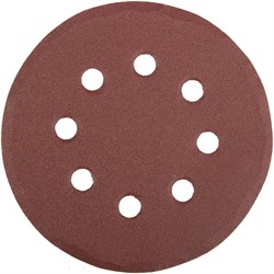 Шлифовальный круг Stayer "MASTER" абразивный, 8 отверстий, P180 115мм 5шт 35450-115-180 - фото 89989