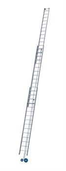 Трехсекционная лестница с тросовой тягой Zarges Z600 3х18 40447 - фото 98960