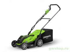 Газонокосилка аккумуляторная G-MAX 40V GREENWORKS G40LM35K4 c АКБ 4АЧ и ЗУ Greenworks 2501907UB