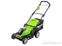 Газонокосилка аккумуляторная G-MAX 40V GREENWORKS G40LM41K4 c АКБ 4АЧ и ЗУ Greenworks 2504707VB