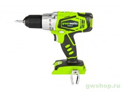 Дрель-шуруповерт аккумуляторная 24V GREENWORKS G24DD Greenworks 3701507, 3700407