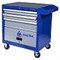 Синяя инструментальная тележка MACTAK, 3 ящика и отсек 522-03581B - фото 143829