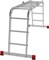 Алюминиевая лестница трансформер Новая Высота NV 332 4х3 3320403 - фото 273724