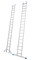 Двухсекционная раздвижная лестница с перекладинами Krause Stabilo 2х18 133359/123176 - фото 278946