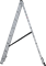 Алюминиевая трехсекционная лестница Новая Высота NV 123 3x8 1230308 - фото 289167