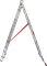 Алюминиевая трехсекционная лестница Новая Высота NV 323 3х11 3230311 - фото 289818