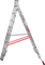 Алюминиевая трехсекционная лестница Новая Высота NV 323 3х8 3230308 - фото 289891