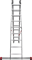 Алюминиевая трехсекционная лестница Новая Высота NV 323 3х9 3230309 - фото 289912