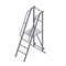 Передвижная лестница-платформа фиксированной высоты с траверсой ALUR ЛПФВА-1,5ТП - фото 297719