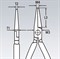 Длинногубцы KNIPEX KN-2521160 - фото 31156