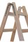 Стремянка деревянная с перекладинами 2х5 Krause 170071 - фото 315957